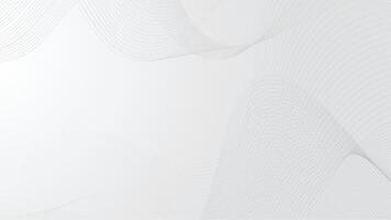 Gray background with dynamic wave lines. Abstract background with business lines vector