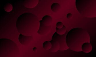 Abstract futuristic red round background vector