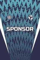 jersey pattern template for sports uniform printing vector