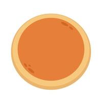 Pancake . Pancake on white background. Pancakes stack. vector
