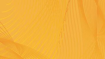 abstract yellow curvy lines background vector