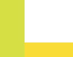 Two Rectangles Colorful Combined Shapes vector