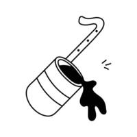 Measuring milk quantity during production or processing vector
