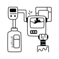 Icon of a simplified milk manufacturing process vector