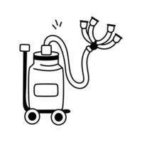 Grab this amazing icon of milking machine in modern style vector