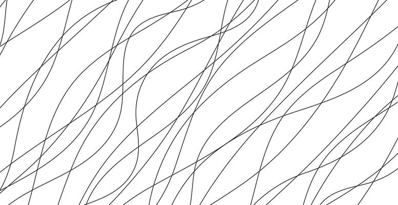 Hand drawn lines. Abstract pattern wave simple seamless, smooth pattern, web design, greeting card, textile, Technology background, Eps 10 illustration