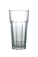 Elegant crystal glass stands empty on a surface, waiting to be filled with a refreshing beverage on a sunny day png