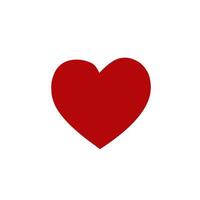 a red heart on a white background vector