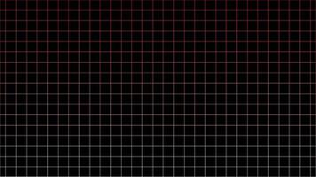Abstract dark grid background with red and white gradient. Modern geometric pattern for technology, website, or presentation. vector