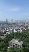 Aerial View Of Jakarta City Skyline On Sunny Day, Indonesia. video