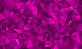 Background with dark magenta color triangle pattern texture. Modern mosaic concept illustration design for header, greeting, commercial, advertising, invitation, backdrop, flyer vector