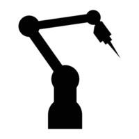 Industrial Robotics Icon for Automation and Manufacturing vector