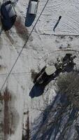Snowplow Grader on the Road video