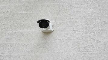 Security Camera Successfully Mounted on the Wall for Optimal Surveillance Purpose and Use video