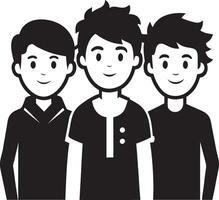 Smiles Forever Silhouette vector
