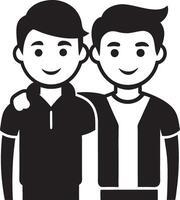 Better Together Silhouette vector