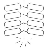 Chinese Firecracker Icon vector
