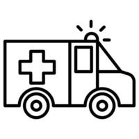 Emergency Ambulance Icon vector