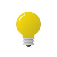 Light bulb icon in gradient style. Lamp, insight sign symbol vector