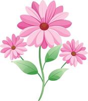 Exploring the World of Flowers vector