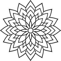 Mandala art design vector