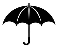 An umbrella icon on a white background vector