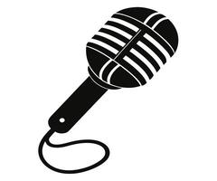 Microphone icon illustration vector