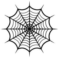 Spider web coloring pages vector