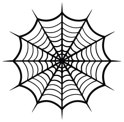 Spider web coloring pages