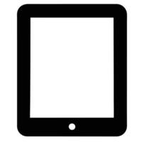 Tablet computer icon illustration vector