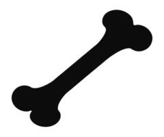 A bone bone icon on a white background vector