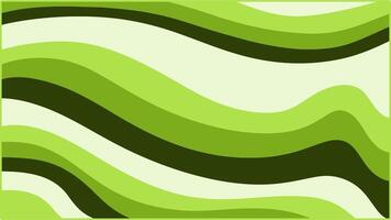 Green Wave Abstract Background, Trendy Retro Psychedelic Style Design. vector