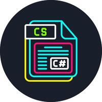 CS Line Multi Color Design vector