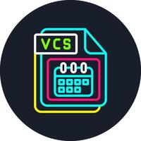 VCS Line Multi Color Design vector