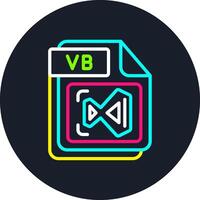 VB Line Multi Color Design vector