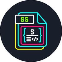 SS Line Multi Color Design vector