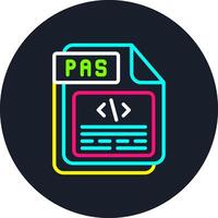 PAS Line Multi Color Design vector