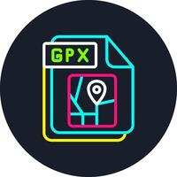 GPX Line Multi Color Design vector