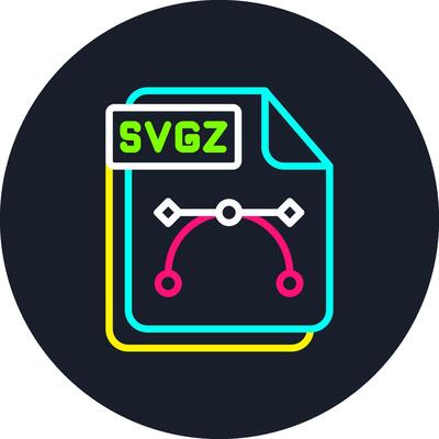 SVGZ Line Multi Color Design