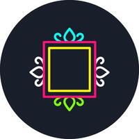 Frame Line Multi Color Design vector