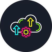 Migrating Line Multi Color Design vector