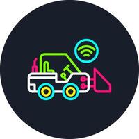 Loader Line Multi Color Design vector