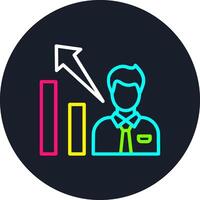 Promotion Line Multi Color Design vector