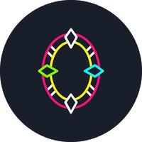 Frame Line Multi Color Design vector