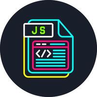 JS Line Multi Color Design vector