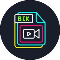 BIK Line Multi Color Design vector