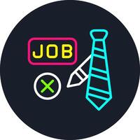 Job Line Multi Color Design vector
