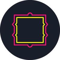Frame Line Multi Color Design vector