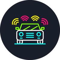 Sensor Line Multi Color Design vector