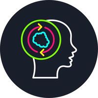 Psychological Line Multi Color Design vector